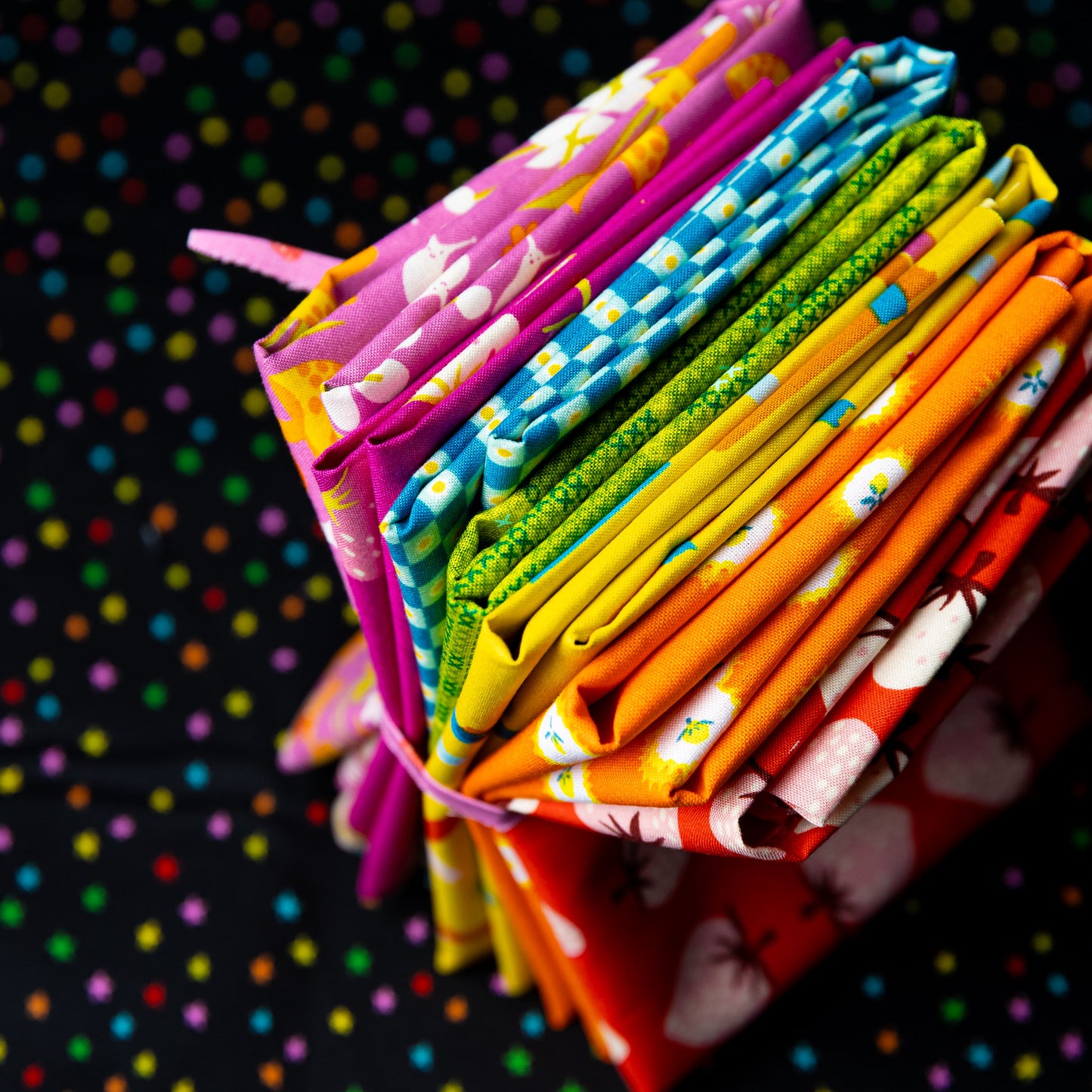 Roy G Biv 7 pc Fat Quarter Bundle