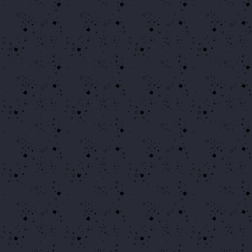 Kitty Litter - Black - by Pammie Jane for Dear Stella