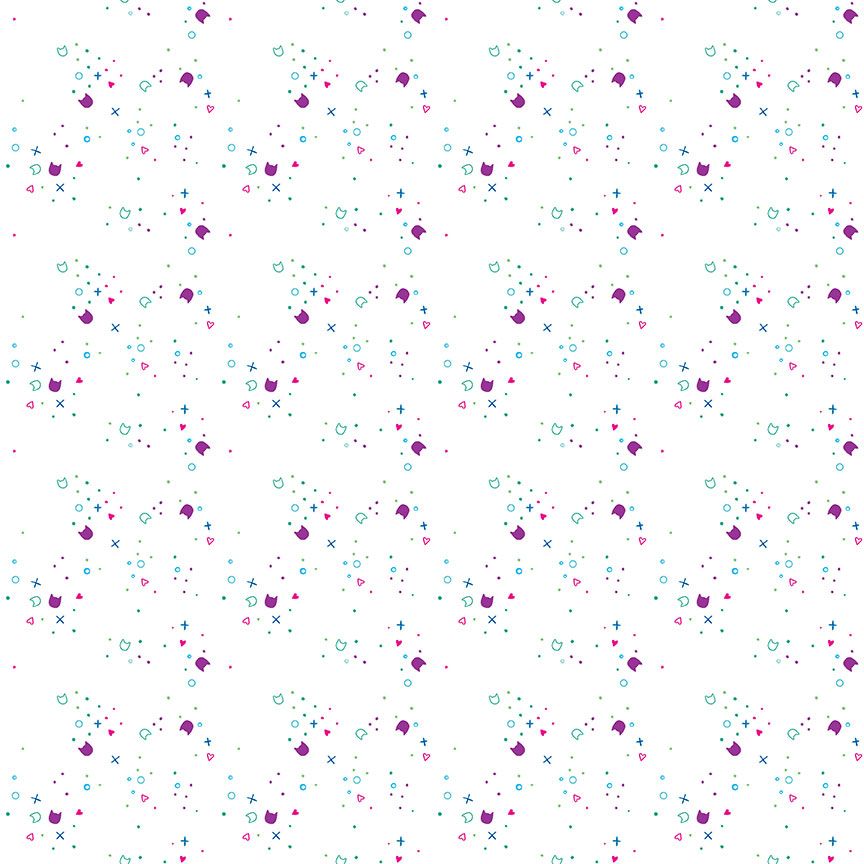 Kitty Litter - Jewel - by Pammie Jane for Dear Stella