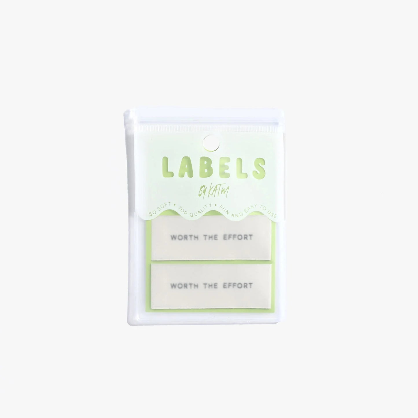Worth The Effort Labels by Kylie and the Machine