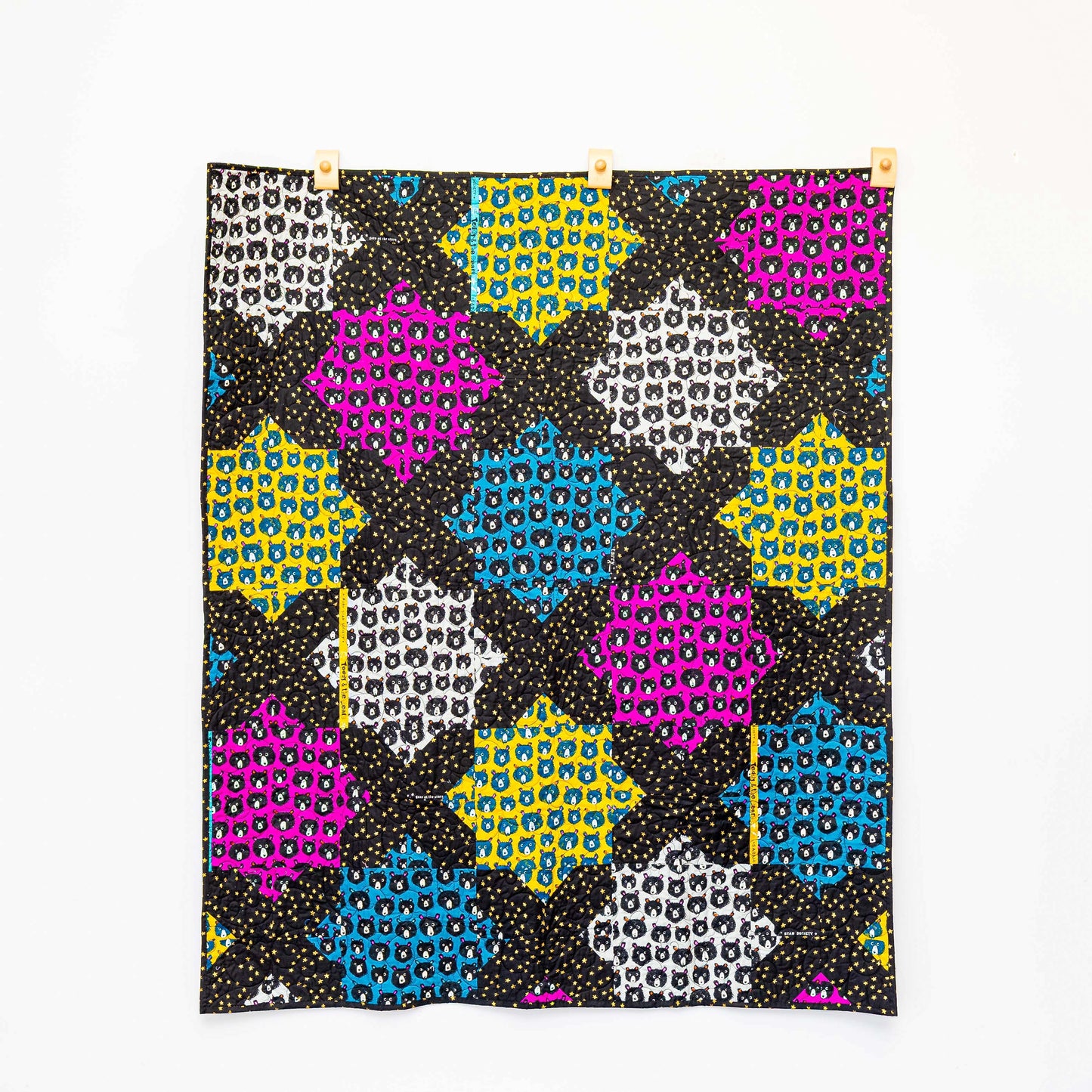Sample Sale: Black Bears Finished Quilt