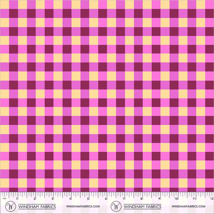 Boat Race Picnic Little by Heather Ross for Windham Fabrics 55608D-18 Orchid