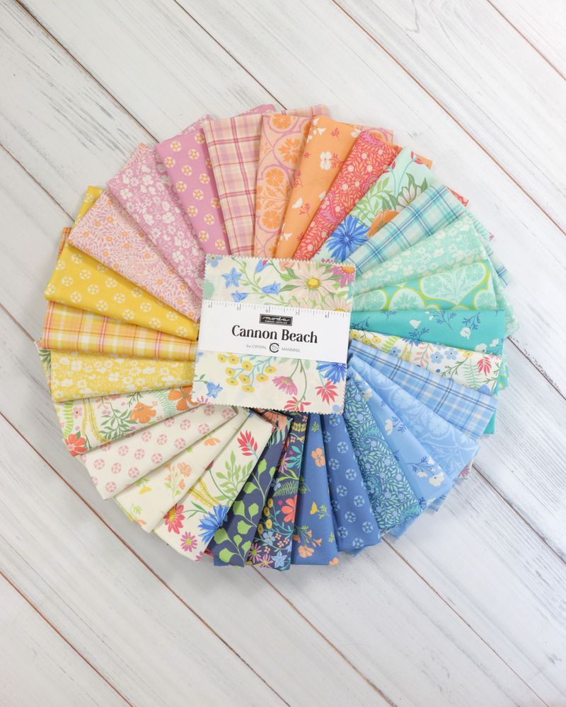 Cannon Beach Mini Charm 11970MC Precut by Crystal Manning for Moda