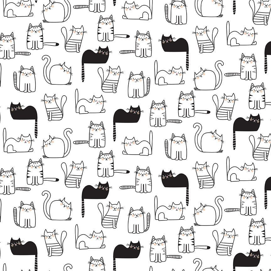 Cats Nap Time by Timeless Treasures CAT-CD2571