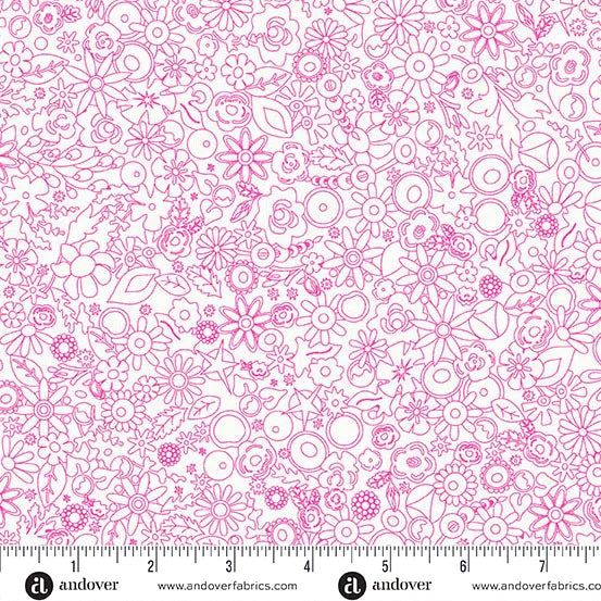 Sun Print Whisper Woodland in Cosmos by Alison Glass
