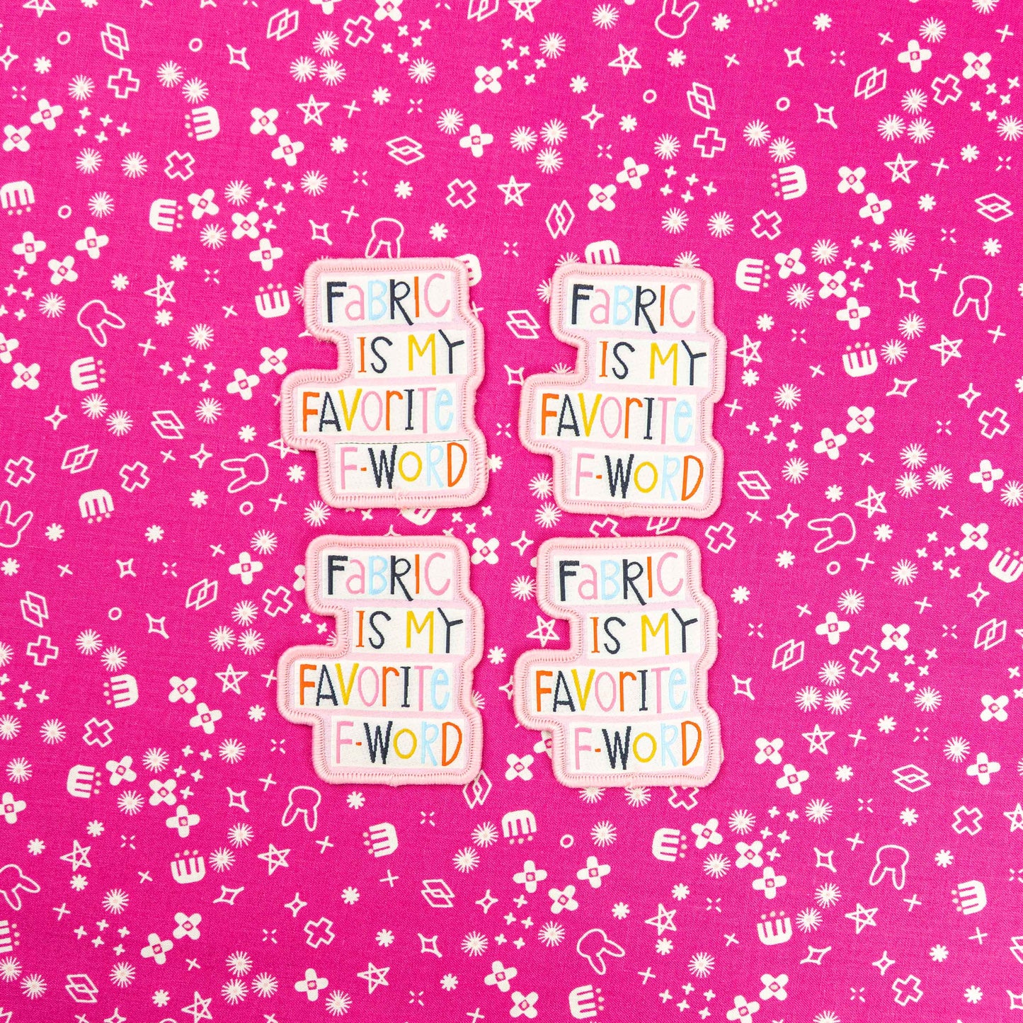 Fabric F-Word - Patch by Kati Cupcake