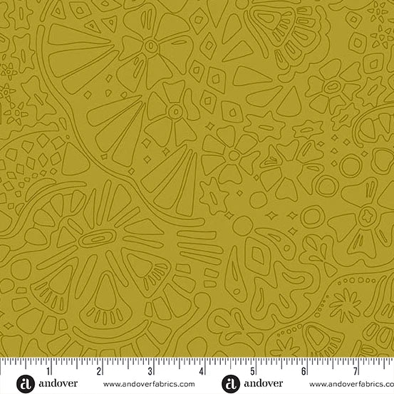 Color Camp - Grove by Alison Glass Bee Veil Muted Gold A-10426-Y