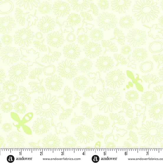 Color Camp - Grove by Alison Glass Bee Lightest Grass A-10431-G