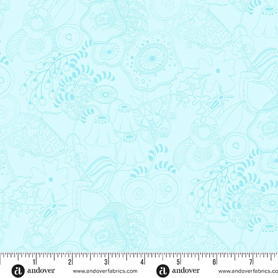 Color Camp - Dusk by Alison Glass Tangle Lighter Pool A-10420-B