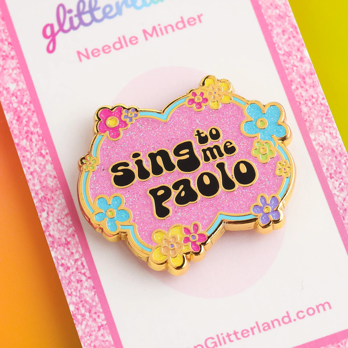 Sing to me Paolo Needle Minder by Glitterland