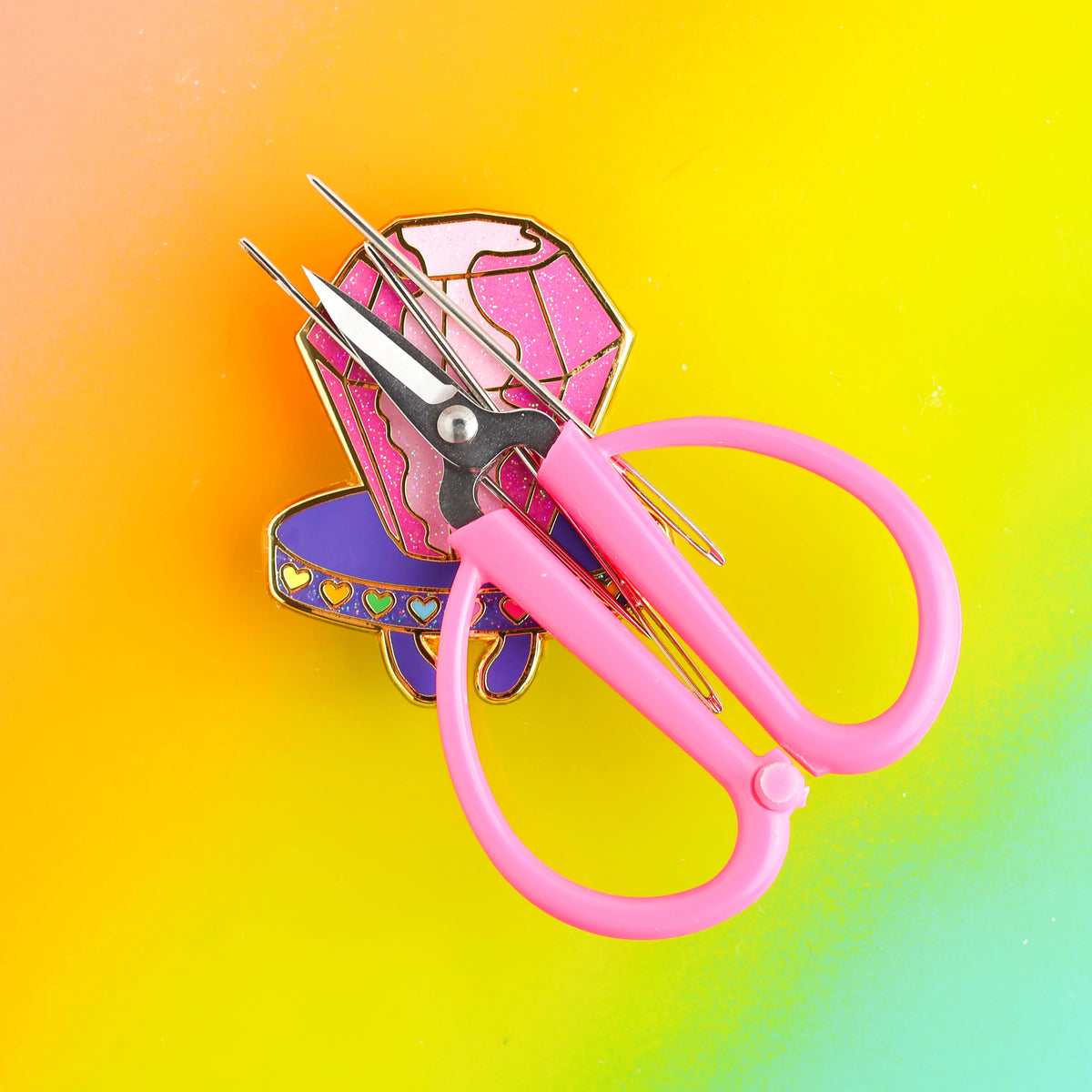 Ring Candy Needle Minder by Glitterland