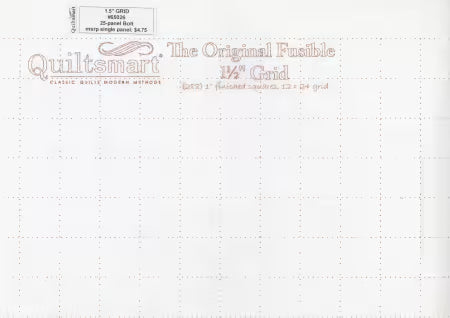 Quiltsmart 1.5" Grid Fusible Panel