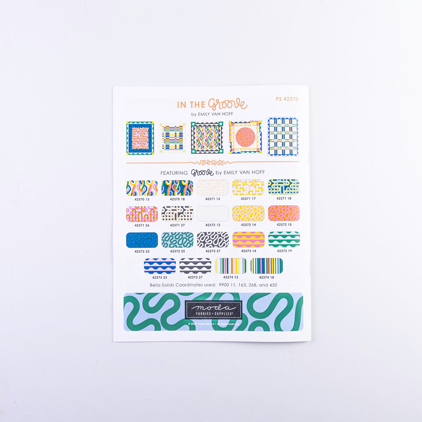 In the Groove 5 Pattern Booklet from Moda