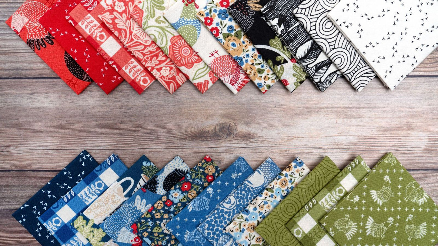 The Henhouse Jelly Roll® 48430JR Precut by Gingiber for Moda