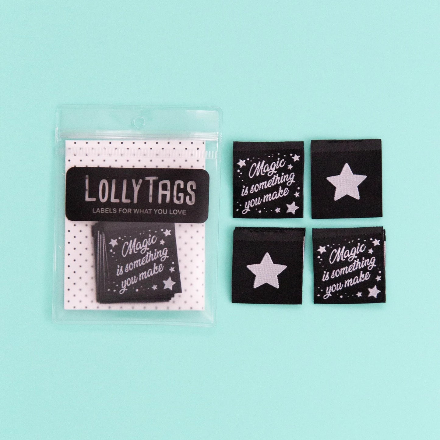 Magic is Something You Make - Woven Sewing Labels by LollyTags
