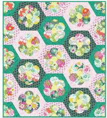 Destash: 53" x 60" Digital Quilt Top Gigi's Flower Garden