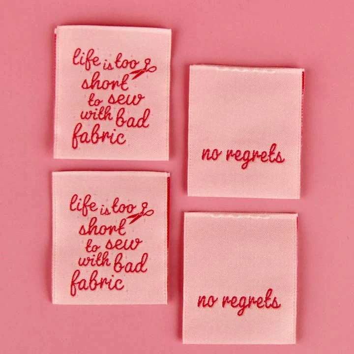 Life is Too Short Sewing Labels by Kati Cupcake