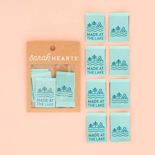 Made at the Lake Woven Labels by Sarah Hearts