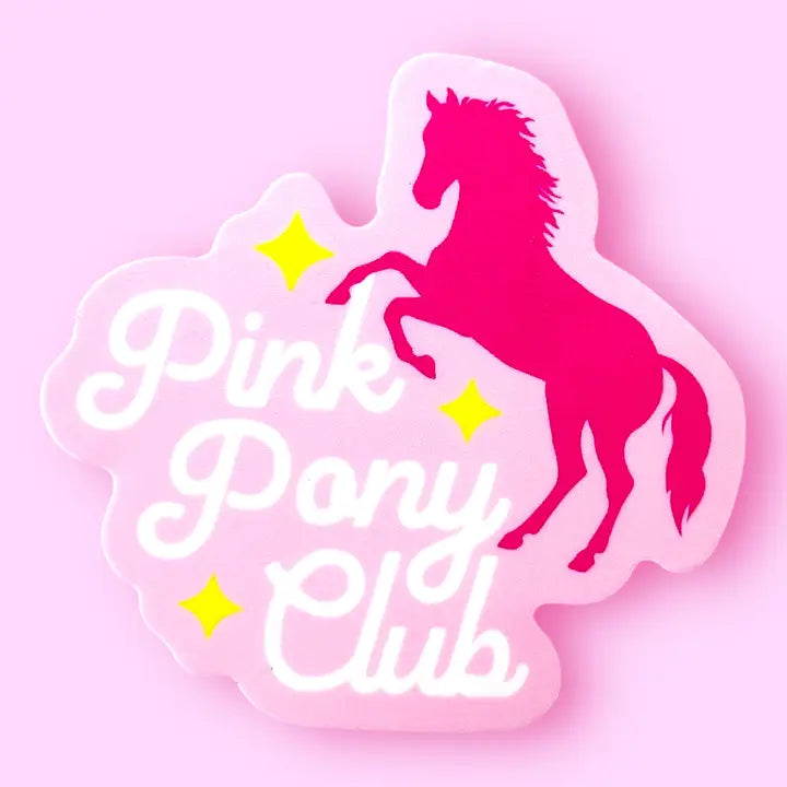 Pink Pony Club Sticker by The Hissin Kitten