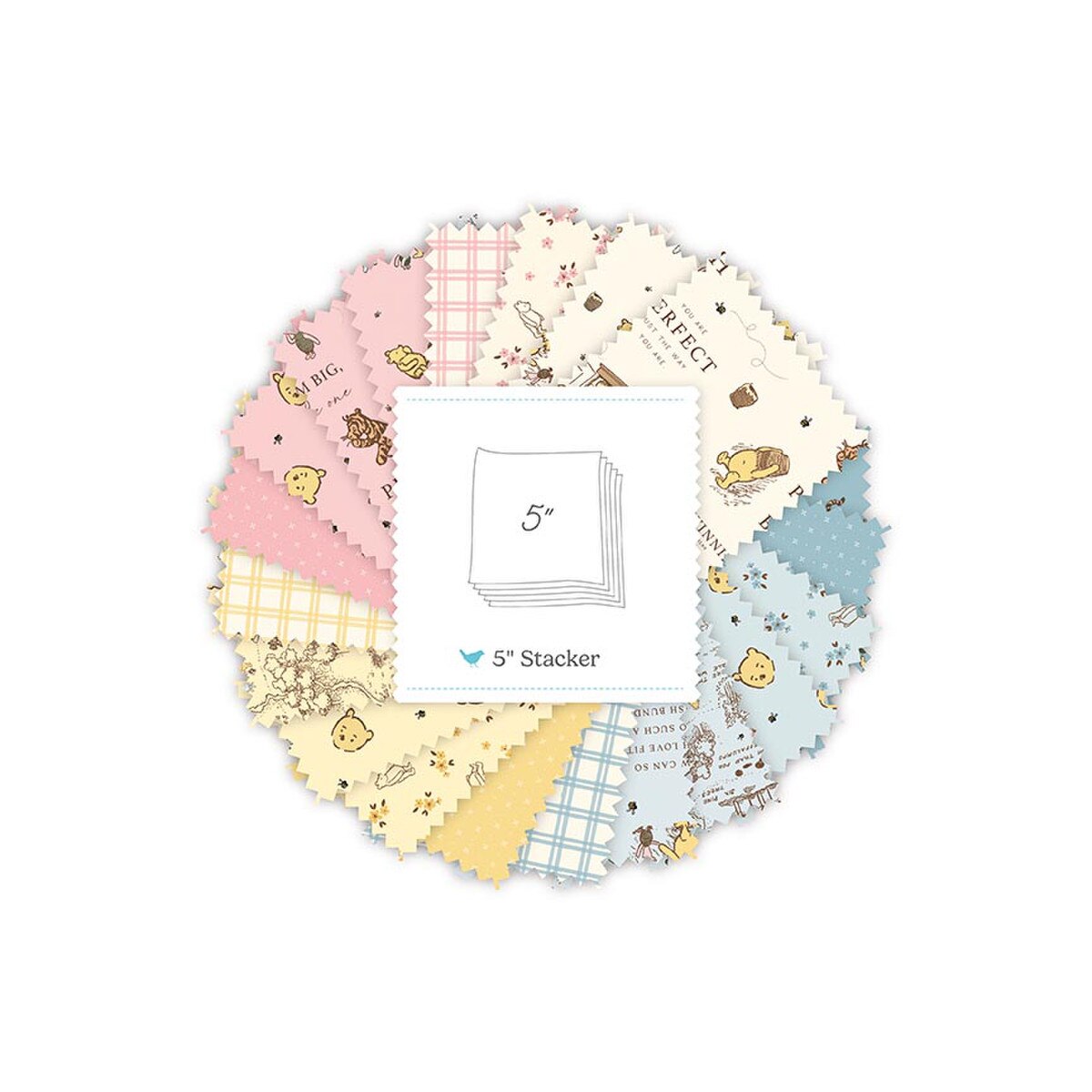 Winnie the Pooh 5" Stacker - by Echo Park Paper Co. for Riley Blake