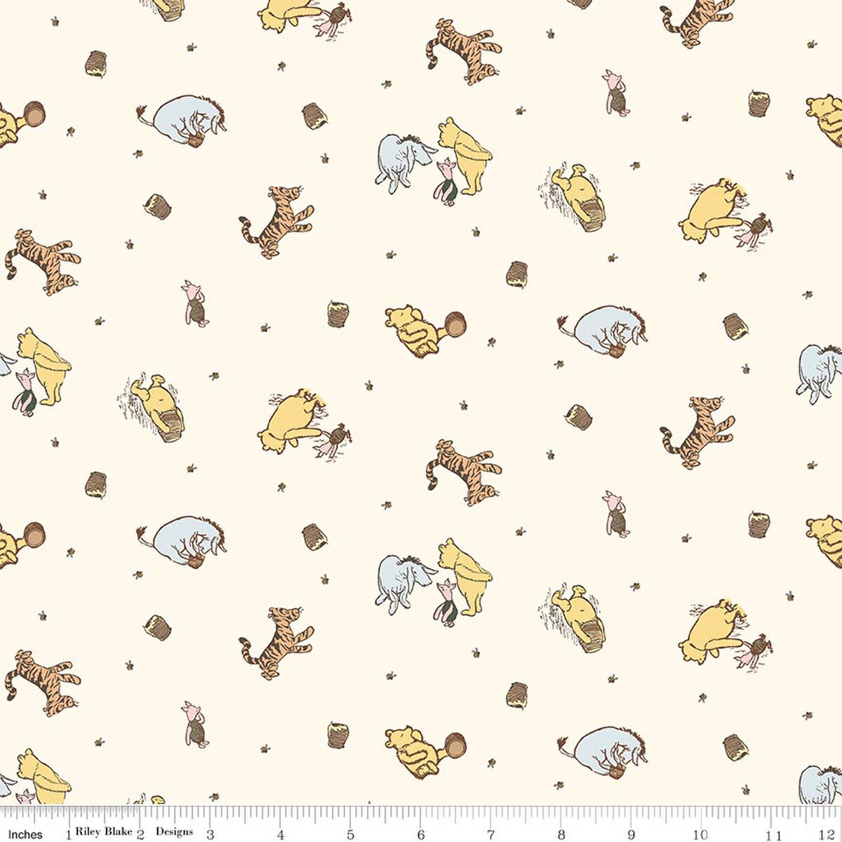 PREORDER: Winnie the Pooh Baby Character Toss C18591-CREAM