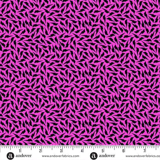 Prismatic - Darling Bolts Neon by Libs Elliott for Andover A-10438-E