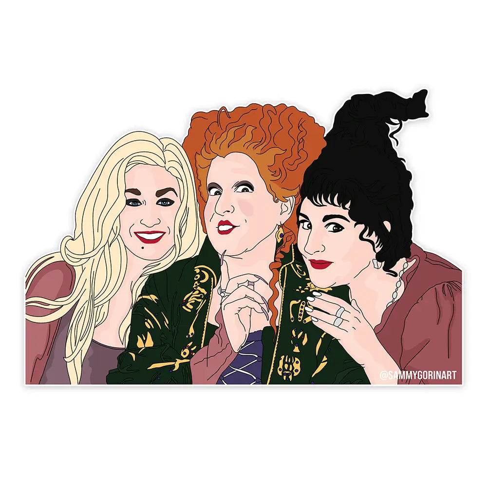 Sanderson Sisters Sticker by Sammy Gorin