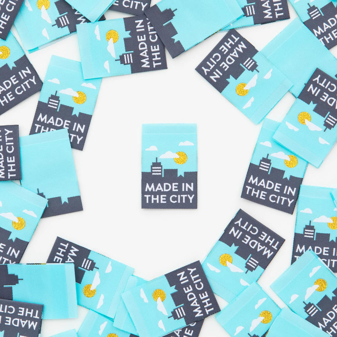 Made in the City Woven Labels by Sarah Hearts