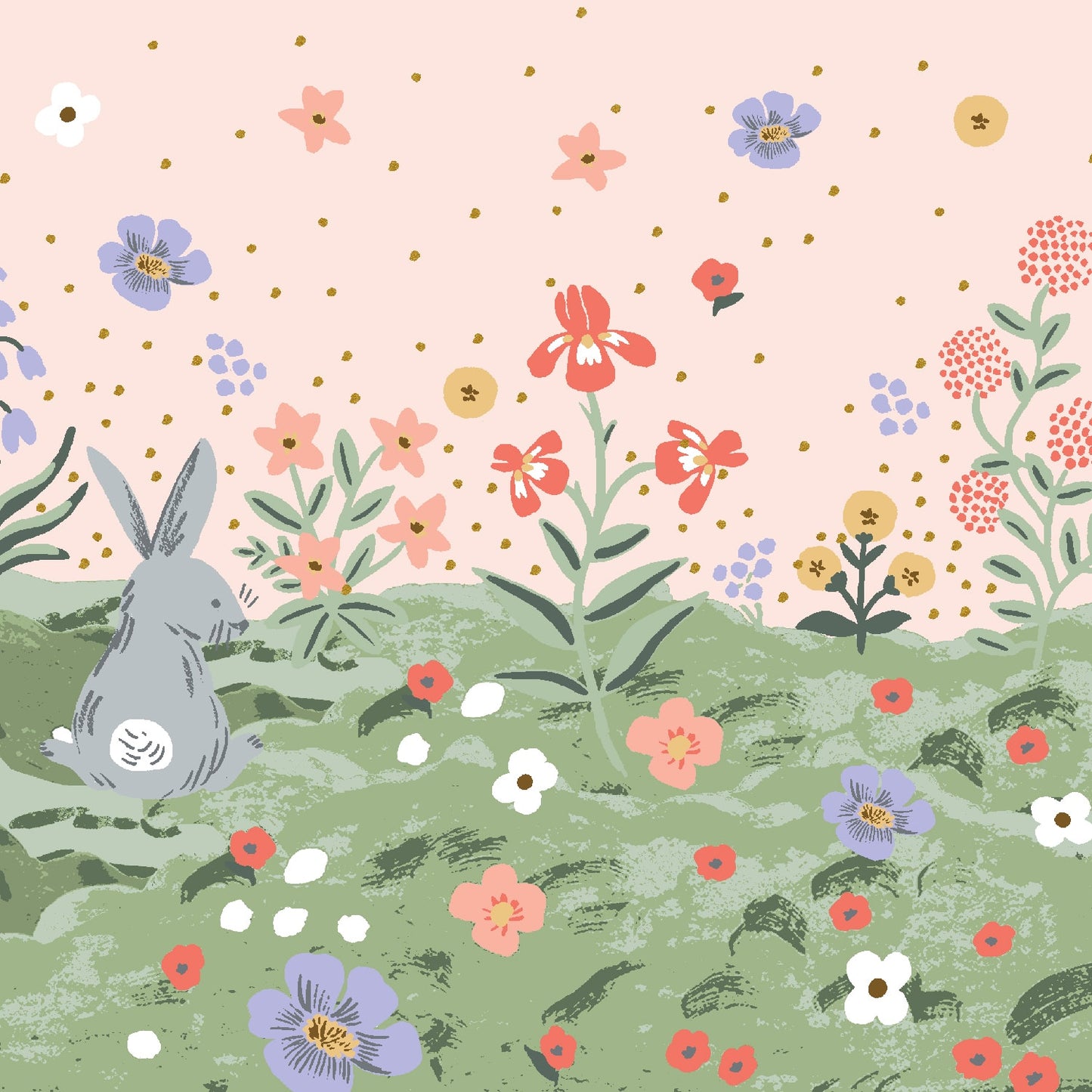 Spring Meadow - Pink Metallic - RP1506-PI1M - by Rifle Paper Co.
