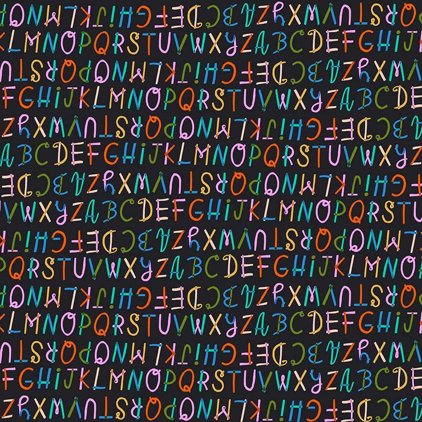 Syllabary in Raven by Faye Guanipa for Dear Stella