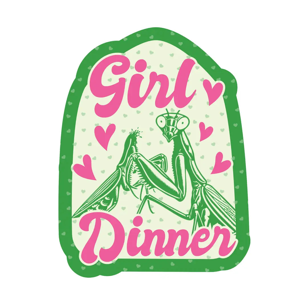 Girl Dinner Sticker by Juju and Moxie