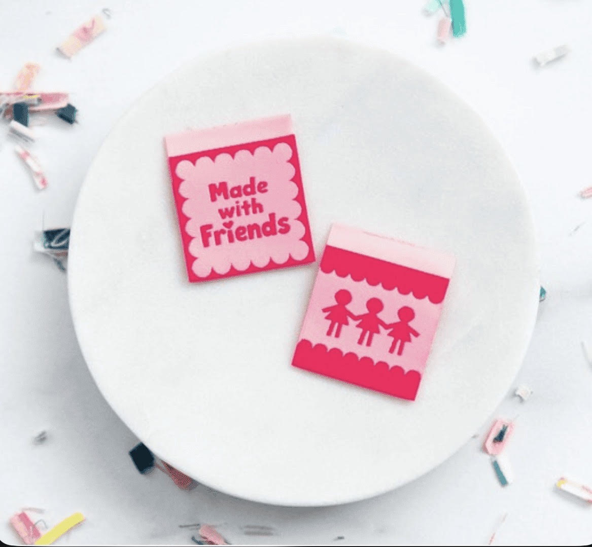 Made with Friends Labels by Lolly Tags