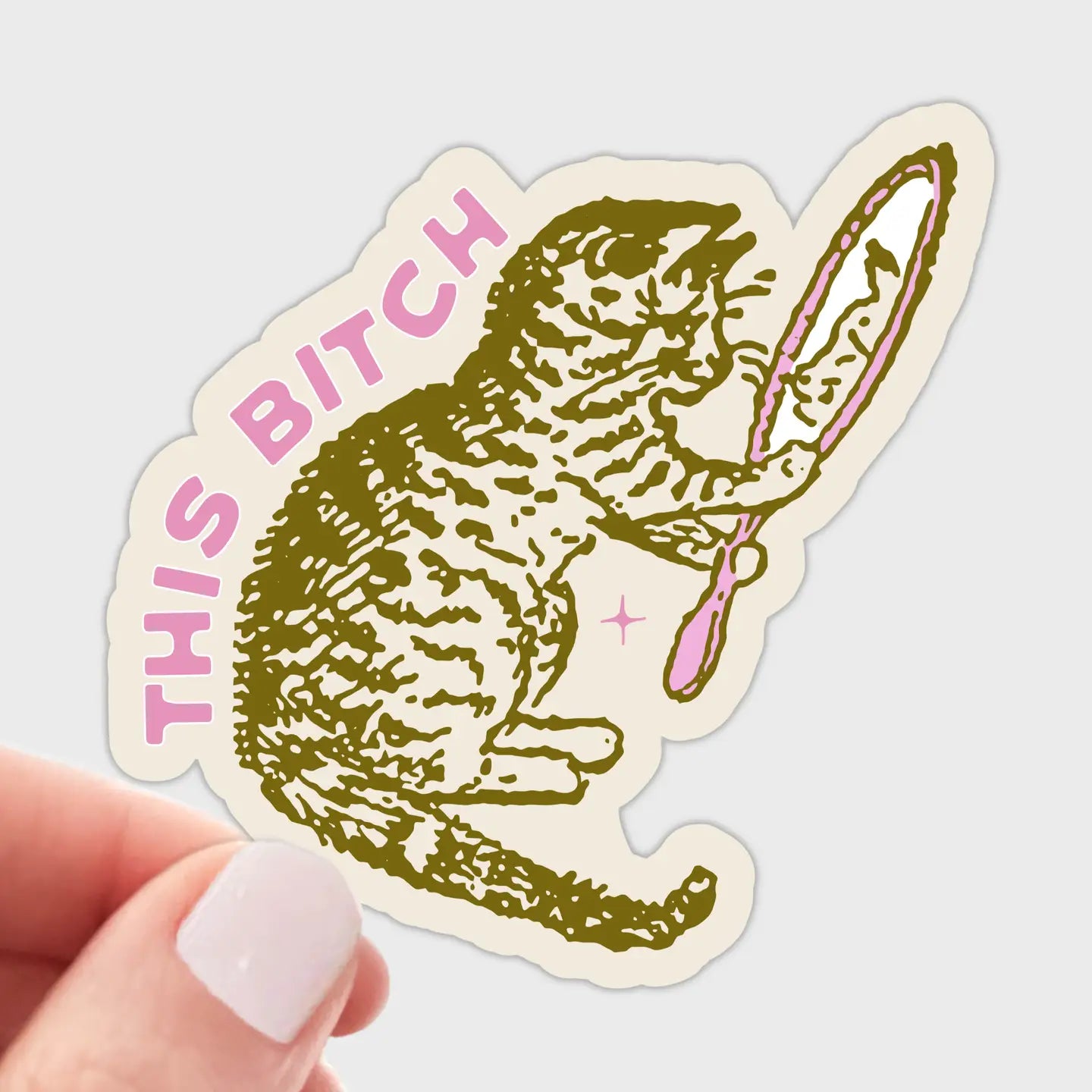 This Bitch - Sticker by Yarnival