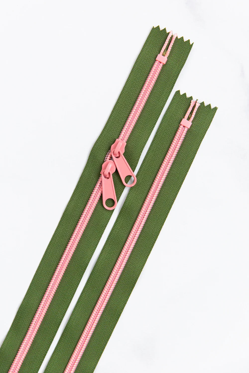 30" Zipper Olive Blossom SSCZ48 by Stitch Supply