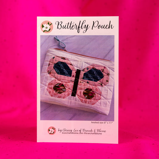 Butterfly Pouch- Paper Pattern - by Branch and Blume