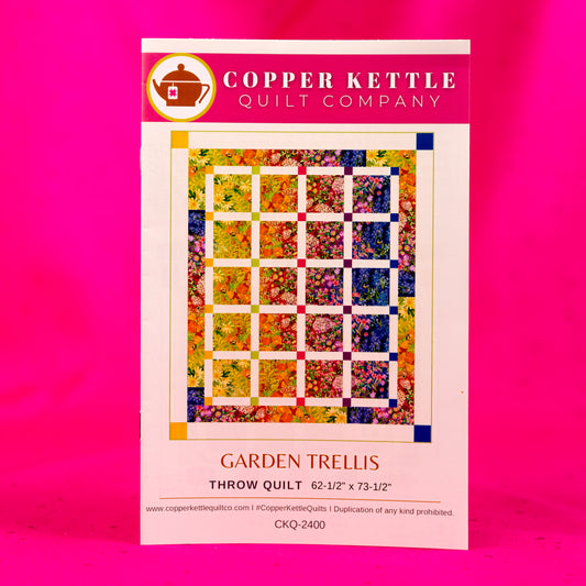 Garden Trellis Paper Pattern by Copper Kettle Quilt Co