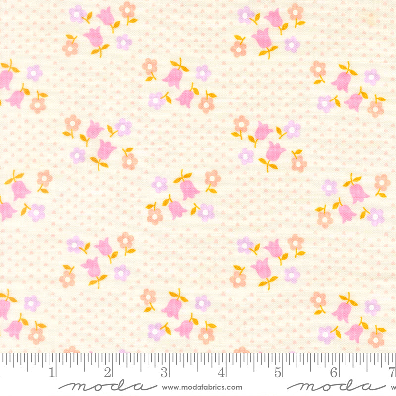 Posy Tulip Patch Ivory by Stacy Lee for Moda 14153 11