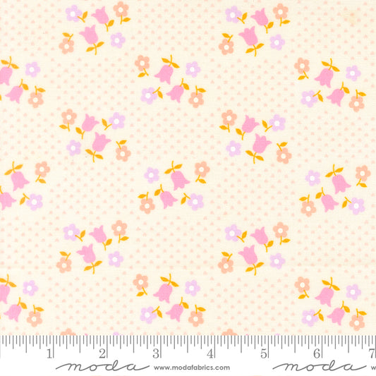 Posy Tulip Patch Ivory by Stacy Lee for Moda 14153 11