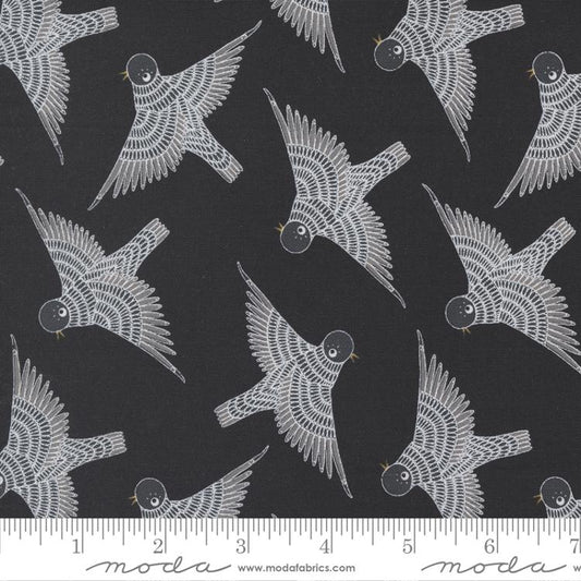 CHRISTMAS SALE: Birdsong Raven 48353 17 by Gingiber for Moda