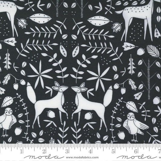 CHRISTMAS SALE: Nocturnal Deer Night 48334 12 by Gingiber for Moda