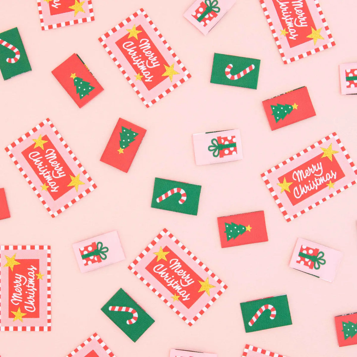 Christmas Holiday Sew In Labels by Sarah Hearts
