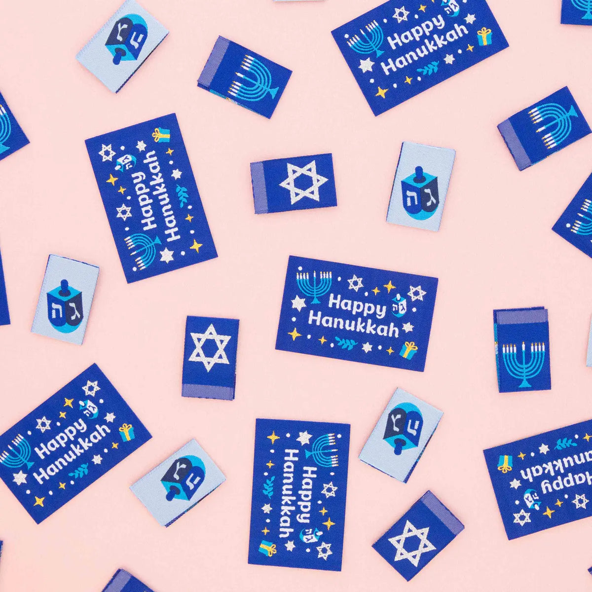 Hanukkah Holiday Sew In Labels by Sarah Hearts