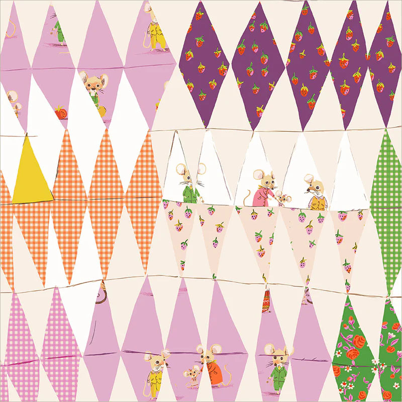PREORDER: Heather Ross Favorites - Trixie Collage 50896D-2 by Windham Fabrics