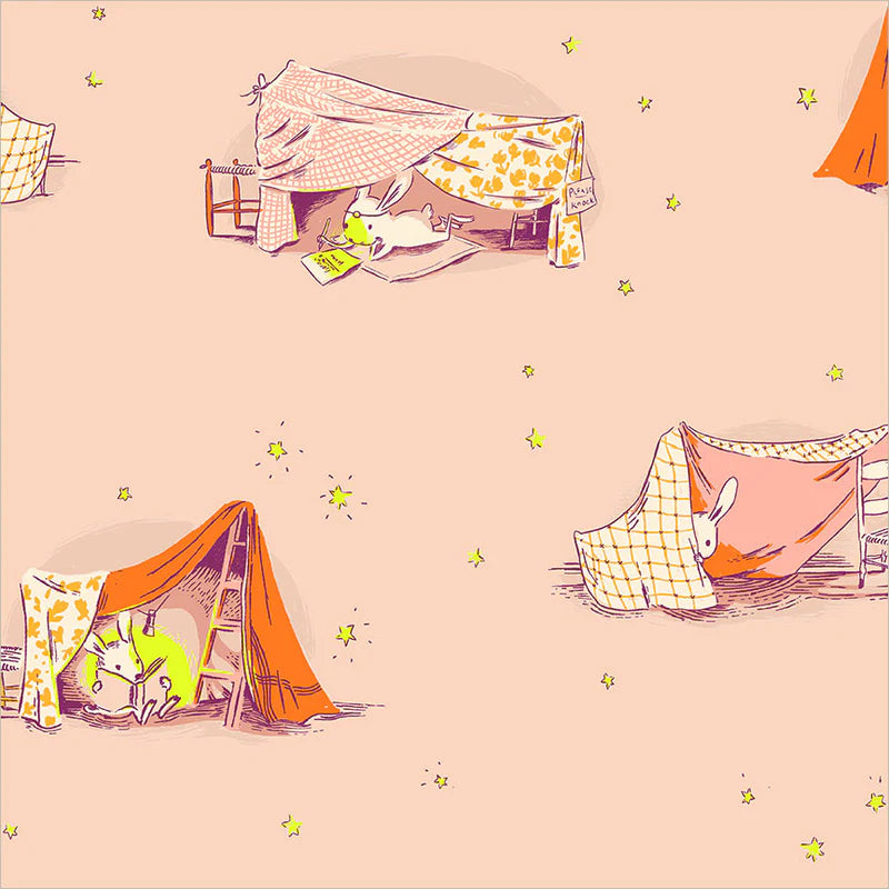 PREORDER: Heather Ross Favorites - Quilt Tent 53242D-3 Blush by Windham Fabrics