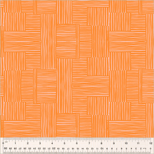 Ruby and Bee Blenders by Heather Ross Woven Creamsicle/Blush - 54416-26