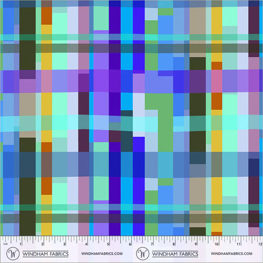 PREORDER: Happy Place - Passage 55373D-4 Beach Glass by Annabel Wrigley for Windham Fabrics