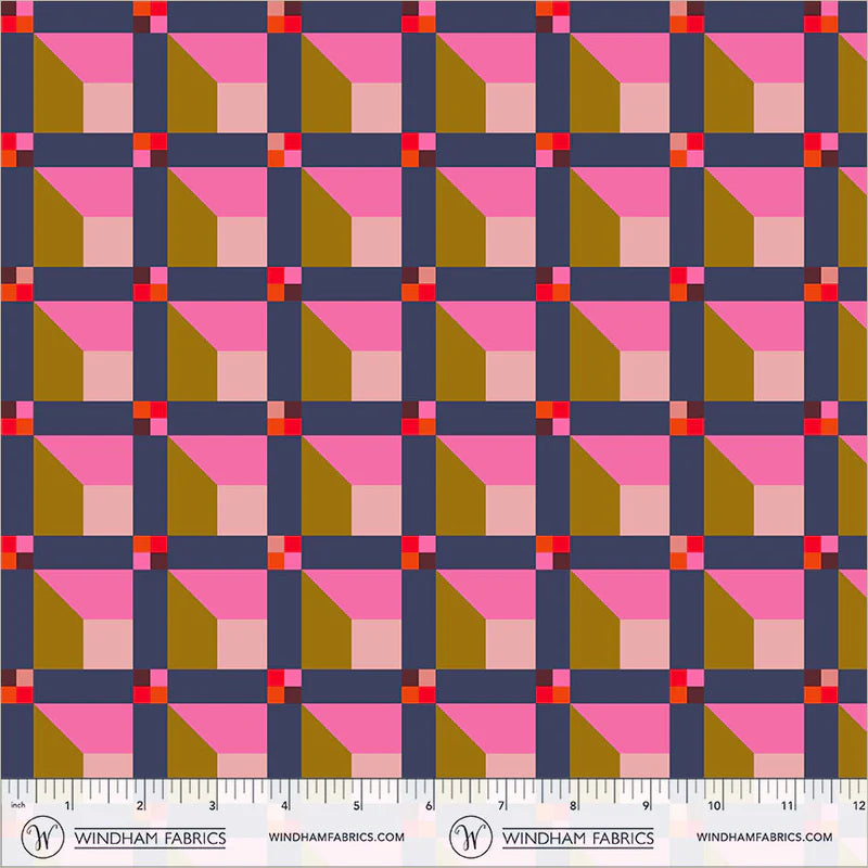 PREORDER: Happy Place - Window 55376D-12 Night Sky by Annabel Wrigley for Windham Fabrics