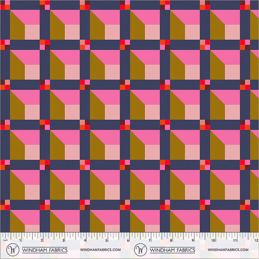 PREORDER: Happy Place - Window 55376D-12 Night Sky by Annabel Wrigley for Windham Fabrics