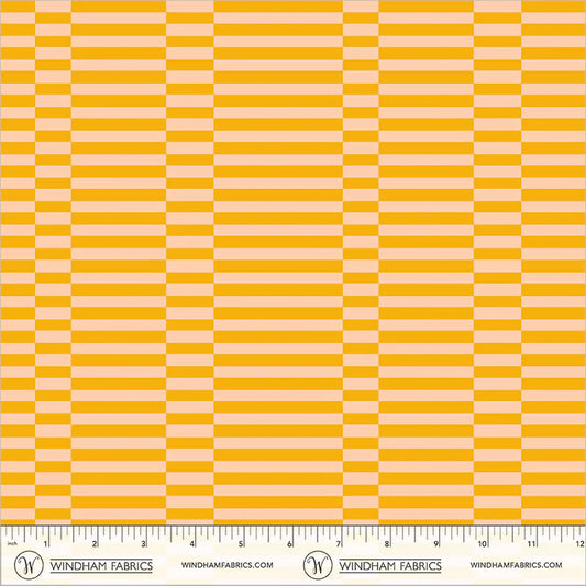 PREORDER: Annabel's Blenders - Broken Stripe 55379-3 Soft Gold by Annabel Wrigley for Windham Fabrics