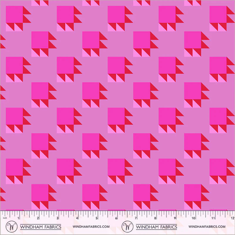 PREORDER: Annabel's Blenders - Bear Paw 55380-10 Cool Pink by Annabel Wrigley for Windham Fabrics